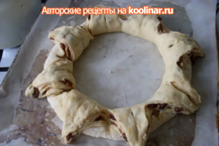 Пирог яблонька: шаг 4