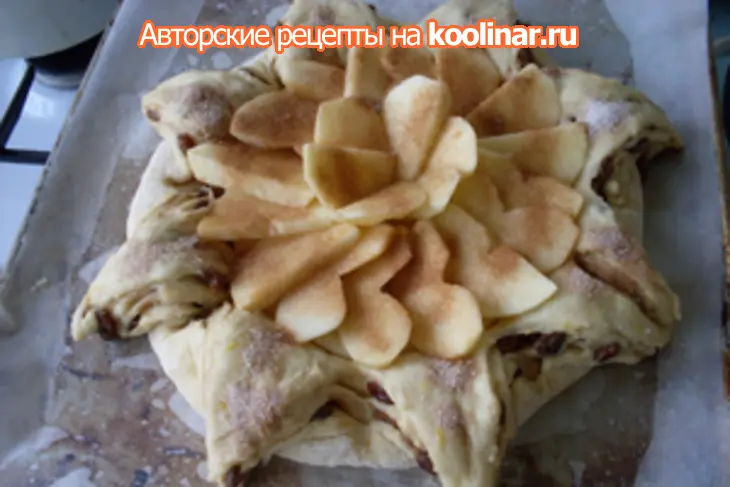 Пирог яблонька: шаг 6