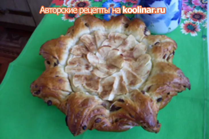Пирог яблонька: шаг 7