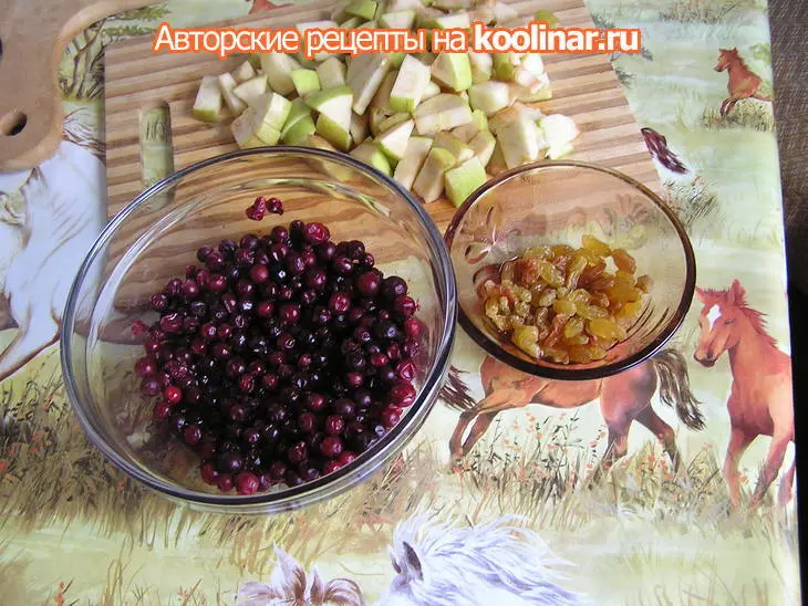 Курица с фруктовой свитой.: шаг 2
