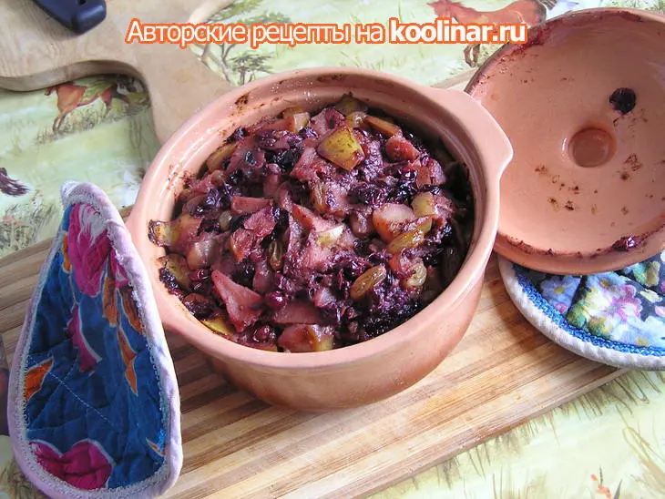 Курица с фруктовой свитой.: шаг 5