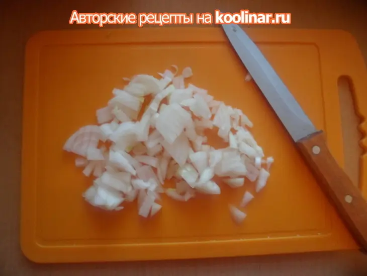 Lumaconi с фаршем, под шубкой: шаг 4