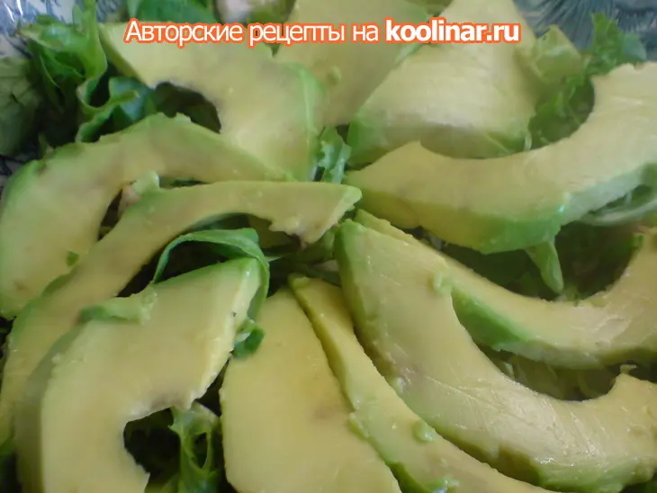 Салат из телячьей печени и авокадо: шаг 2
