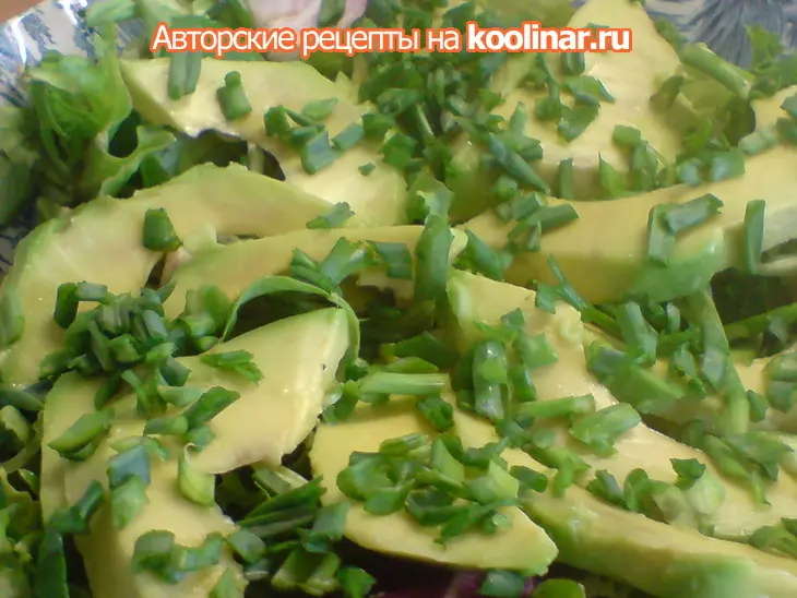 Салат из телячьей печени и авокадо: шаг 3