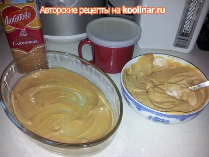Торт из печенья на скорую руку: шаг 1