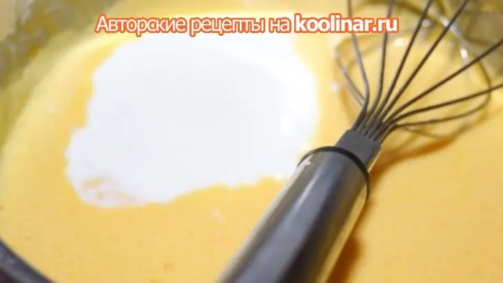 Бисквитный рулет "японский шелк": шаг 3