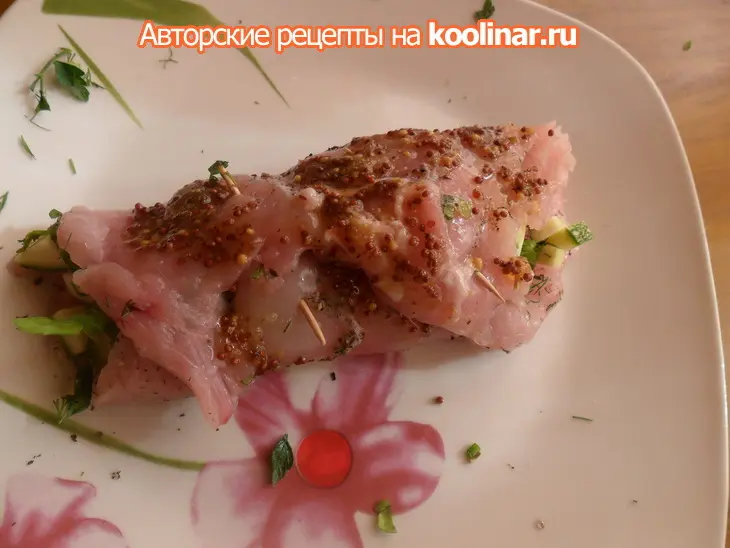 Куриный рулет с цуккини: шаг 5