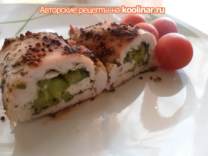Куриный рулет с цуккини: шаг 7