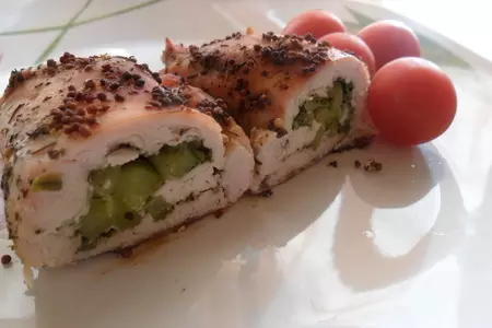 Куриный рулет с цуккини: шаг 7