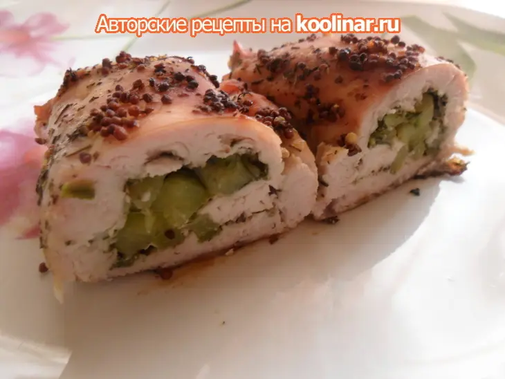 Куриный рулет с цуккини: шаг 8