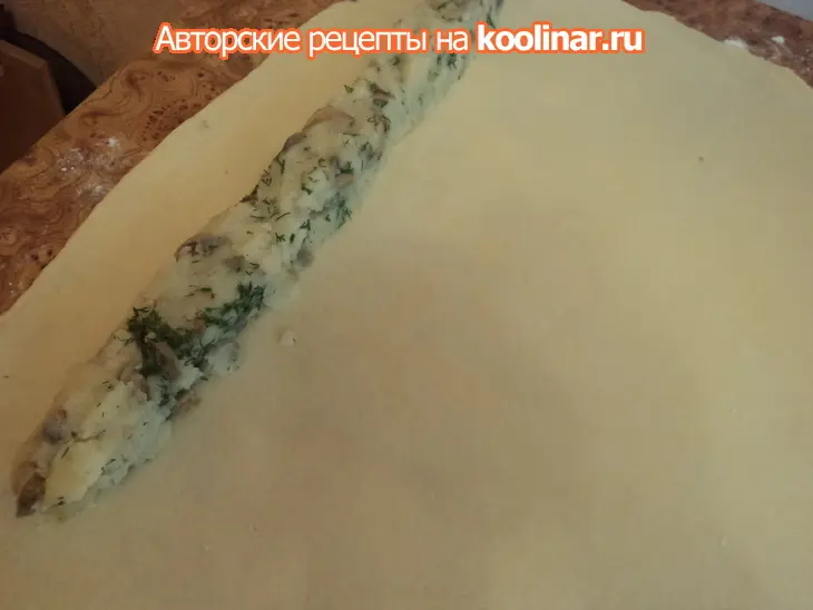 Пирожки "быстрые и слоеные". ( в которые я влюбилась): шаг 6