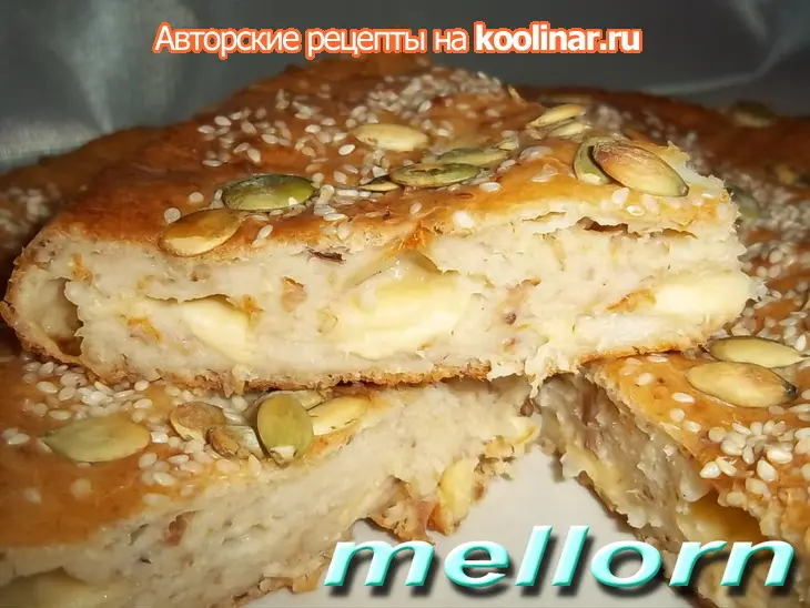 Пирог-кекс с тунцом и сыром: шаг 5