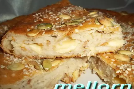 Пирог-кекс с тунцом и сыром: шаг 5