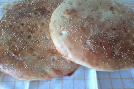 Fladenbrot (турецкaя лепешка): шаг 8