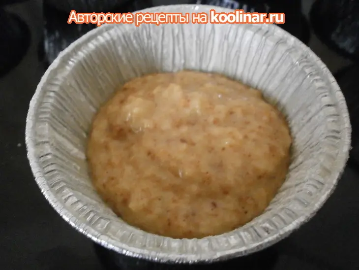 Маффины с грушей и амареттини: шаг 2