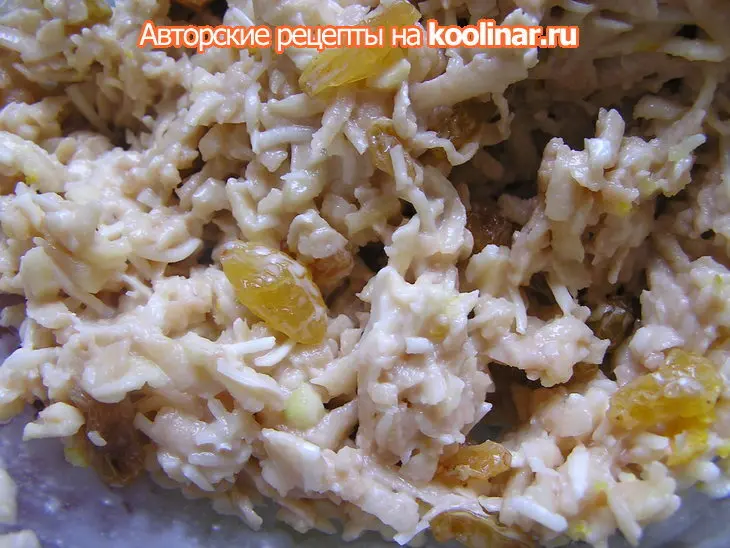 Песочные полоски с пикантной яблочной начинкой.: шаг 4