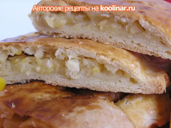 Песочные полоски с пикантной яблочной начинкой.: шаг 7