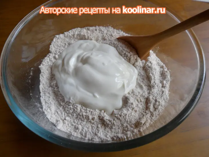 Серый содовый хлеб: шаг 2