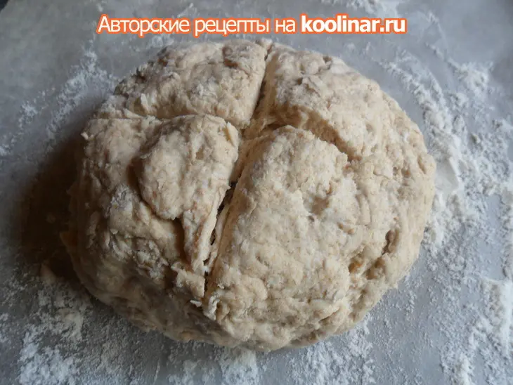 Серый содовый хлеб: шаг 4