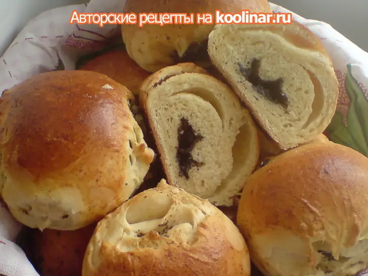 Пирожки "слоёные"  с маком!: шаг 9