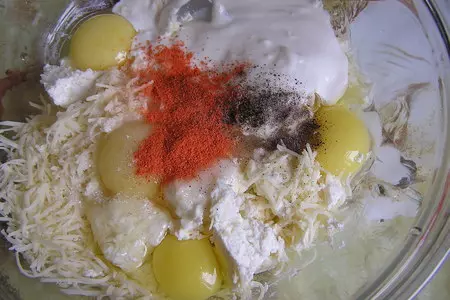 Оладьи зеленые с мясной подливкой «кикиморово счастье»: шаг 2