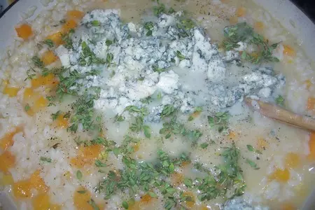 Ризотто с тыквой, горгонзолой и тимьяном (дуэль): шаг 8