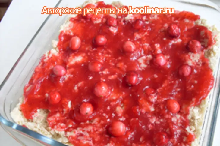 Пирог клюквенно-ореховый: шаг 4