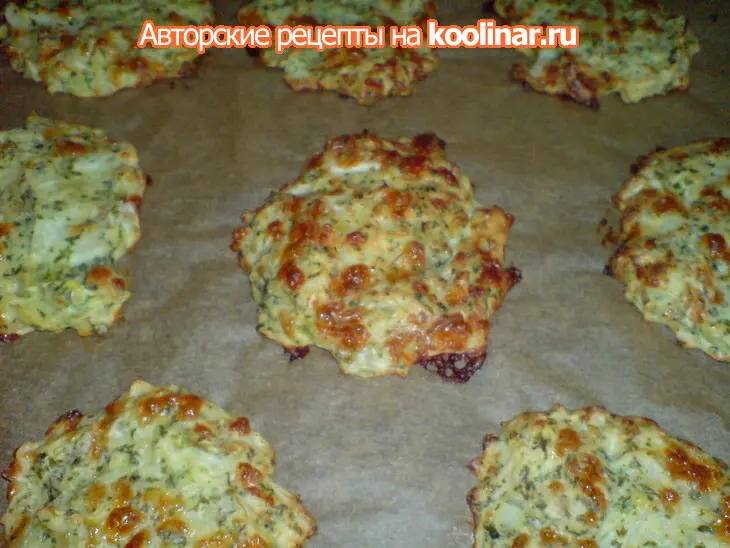 Оладьи из молодой капусты с сыром/из духовки: шаг 6