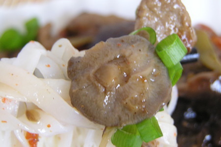 Лапша рисовая с грибами китайскими или свинина с шиитаке по-читински: шаг 5