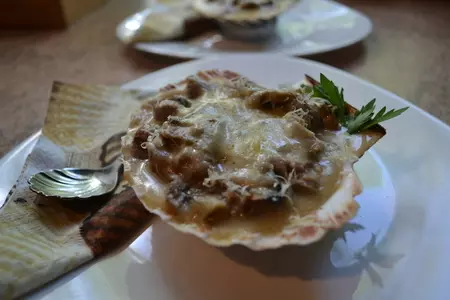 Кокиль с телятиной и шампиньонами: шаг 1