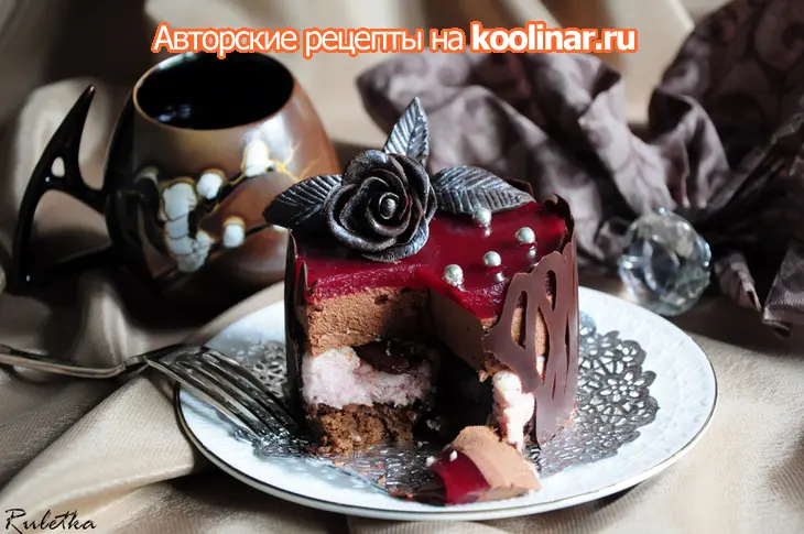 Пирожное "шоколадное танго".: шаг 33