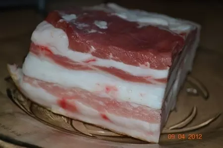 Запеченное сало по бабушкиному рецепту: шаг 1
