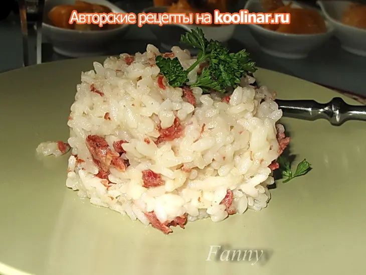 Ризотто с олениной: шаг 6