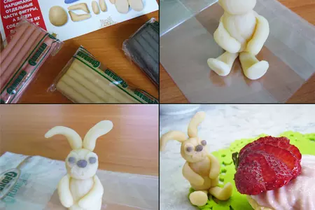 Клубничная манная каша в корзиночках: шаг 6