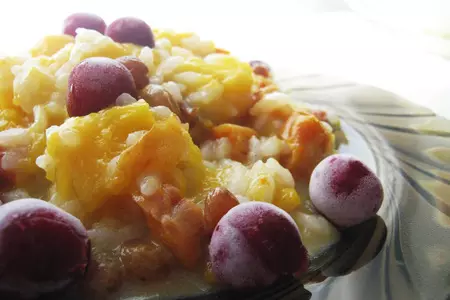 Тыквенная каша с рисом и сухофруктами: шаг 10