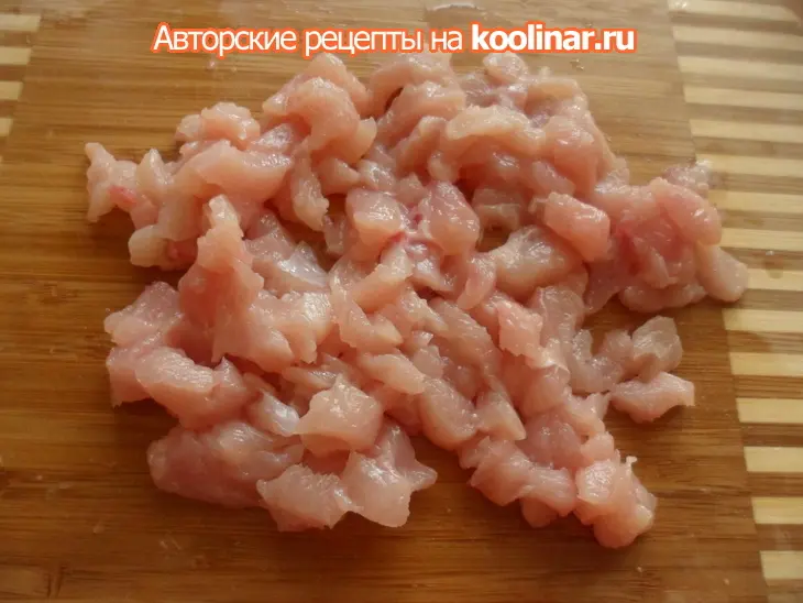Куриные оладушки с перчинкой: шаг 1