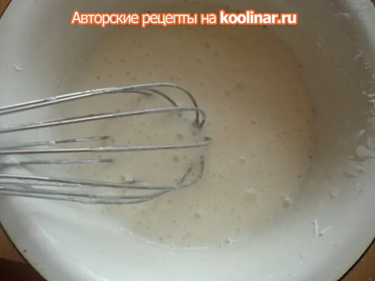 Творожно-песочный пирог с персиками: шаг 5