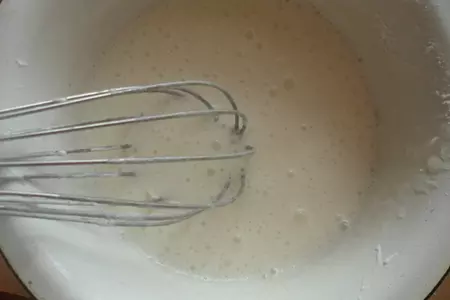 Творожно-песочный пирог с персиками: шаг 5
