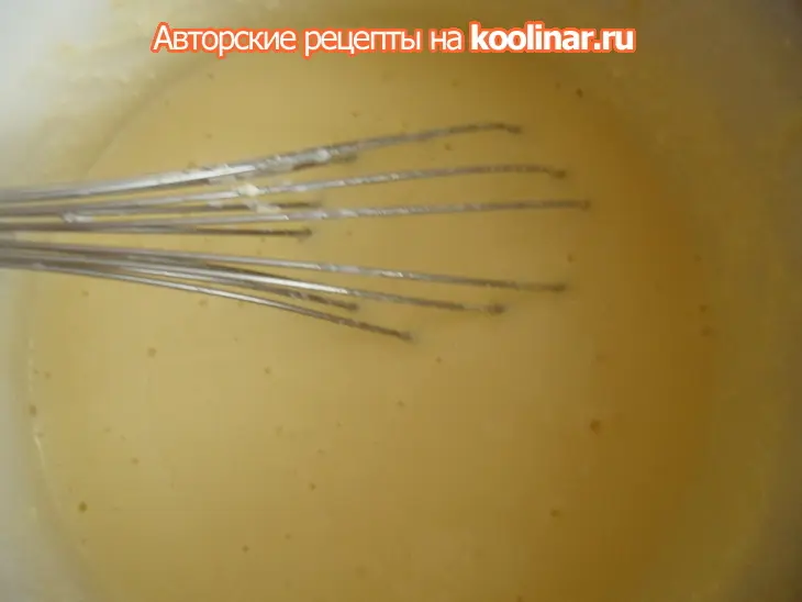 Творожно-песочный пирог с персиками: шаг 6