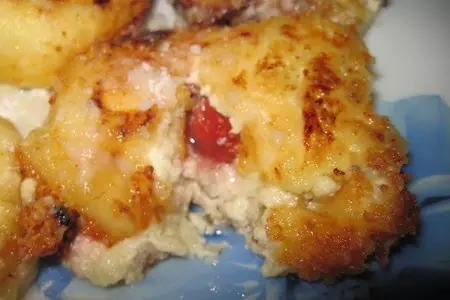 Сырники с клубникой.: шаг 5