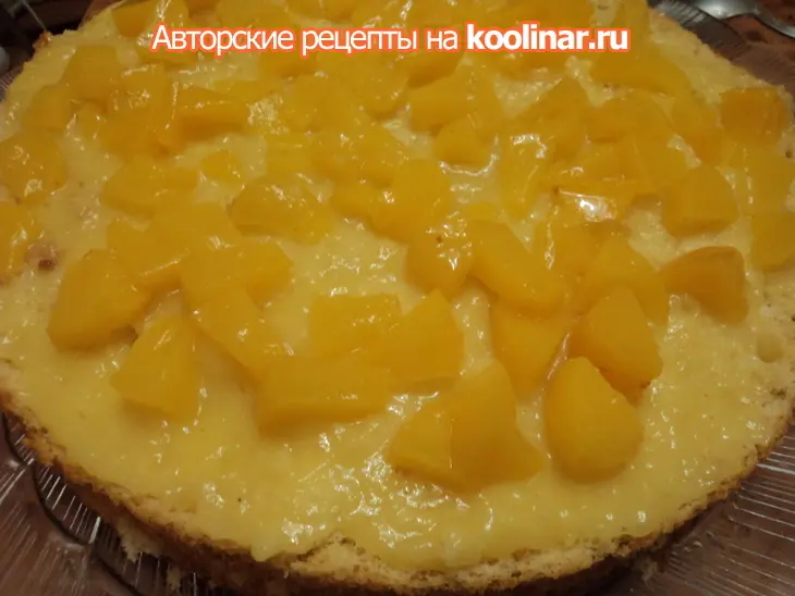 Торт лимонно-лаймовый с персиками.: шаг 12
