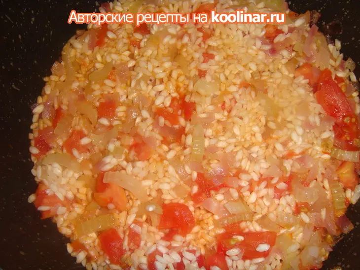 Ризотто с морепродуктами: шаг 3