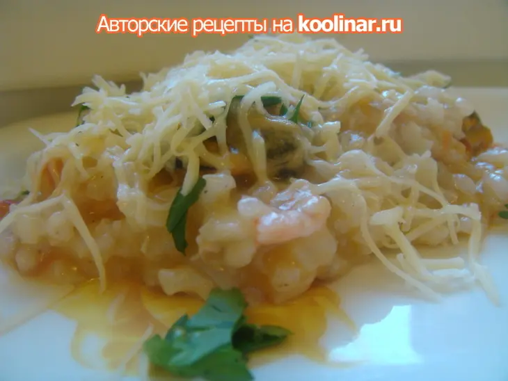 Ризотто с морепродуктами: шаг 5