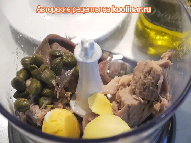 Грильные баклажаны с соусом тоннато: шаг 4
