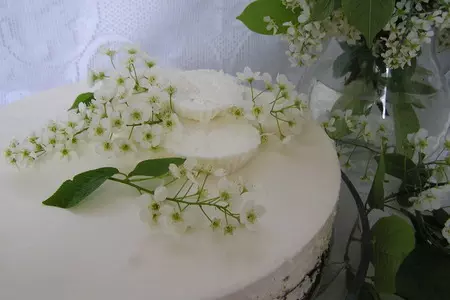 Торт «черемуховая вьюга»: шаг 15