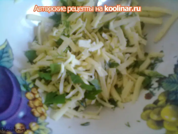 Хрустящие лепешки "по спирали" с сыром...универсальный и простой рецепт))): шаг 5