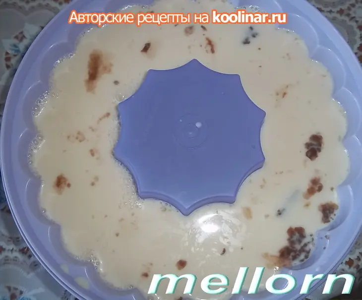 Желе из топленого молока с кусочками шоколадного желе: шаг 5