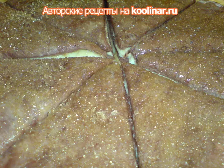 Сдобные слоистые полосатые рогалики: шаг 5