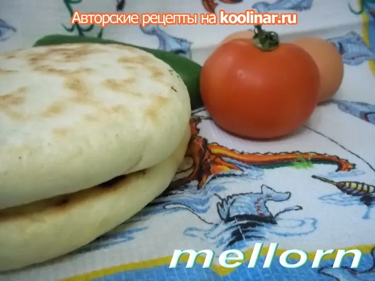 Лепешки из манки с брынзой: шаг 7