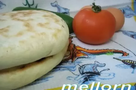 Лепешки из манки с брынзой: шаг 7